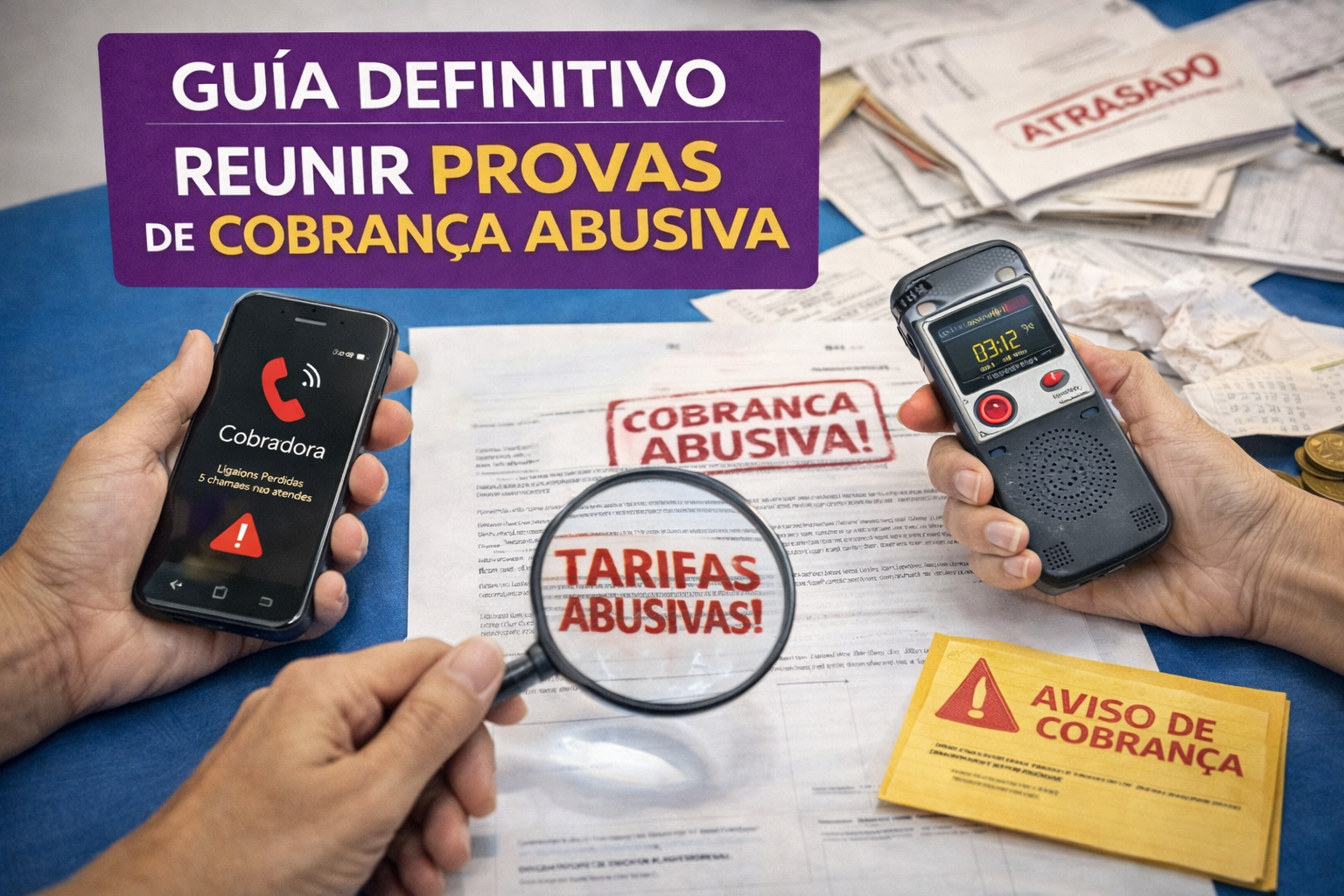 Como Reunir Provas de Cobrança Abusiva
